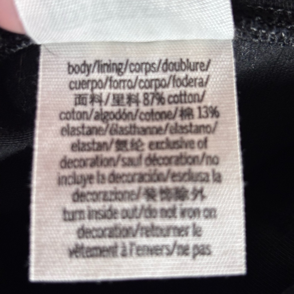PINK Victoria’s Secret Rainbow LOVE PINK Black Leggings XXL High Rise - Picture 8 of 9
